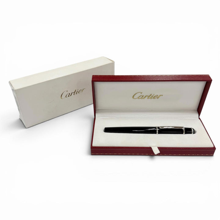 Great Cartier fountain pen Diaboro de Cartier black 18K mens