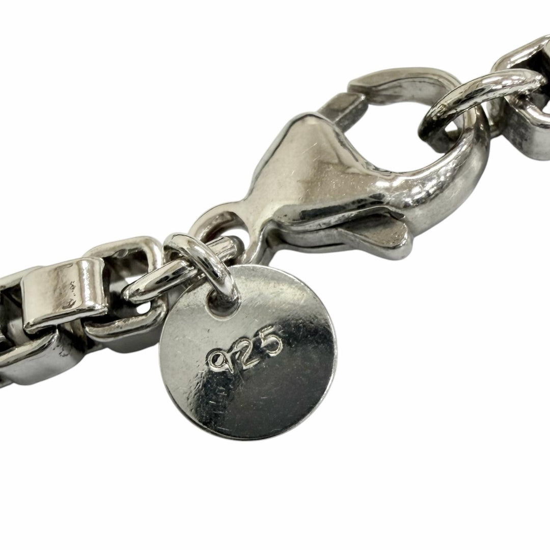 Great TIFFANY&Co. bracelet Venetian Chain Silver SV925 mens