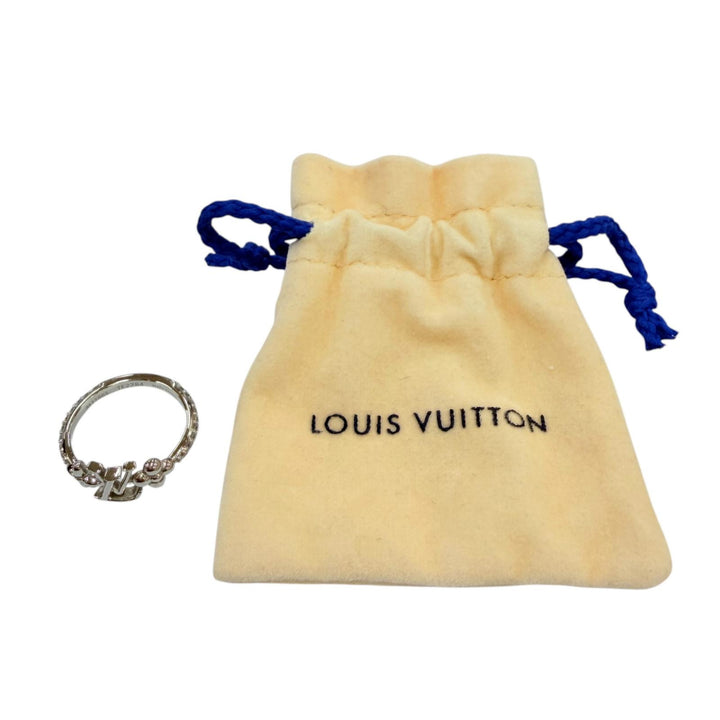 Great LOUIS VUITTON Ring ring LV Iconic Silver Women S M1188S