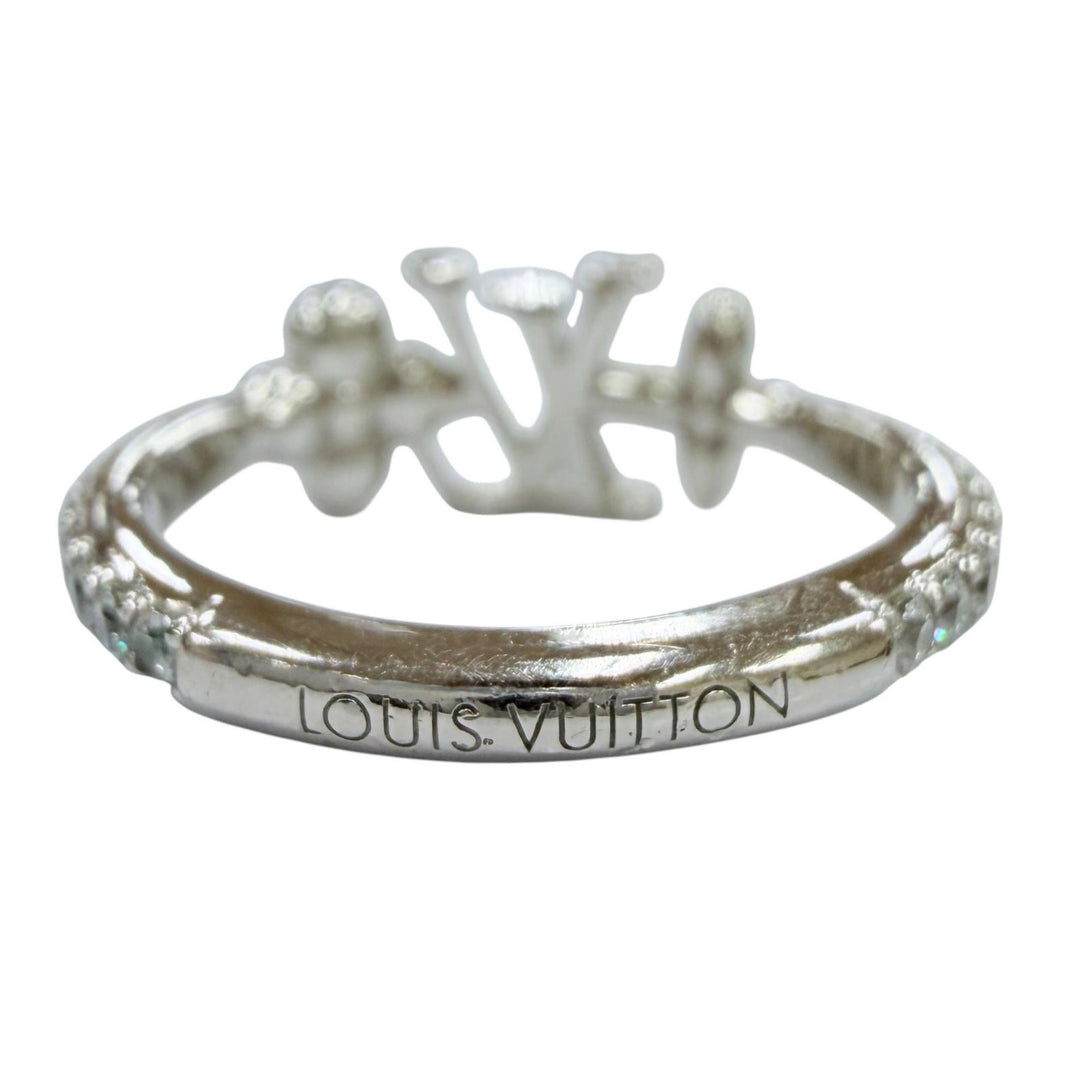 Great LOUIS VUITTON Ring ring LV Iconic Silver Women S M1188S