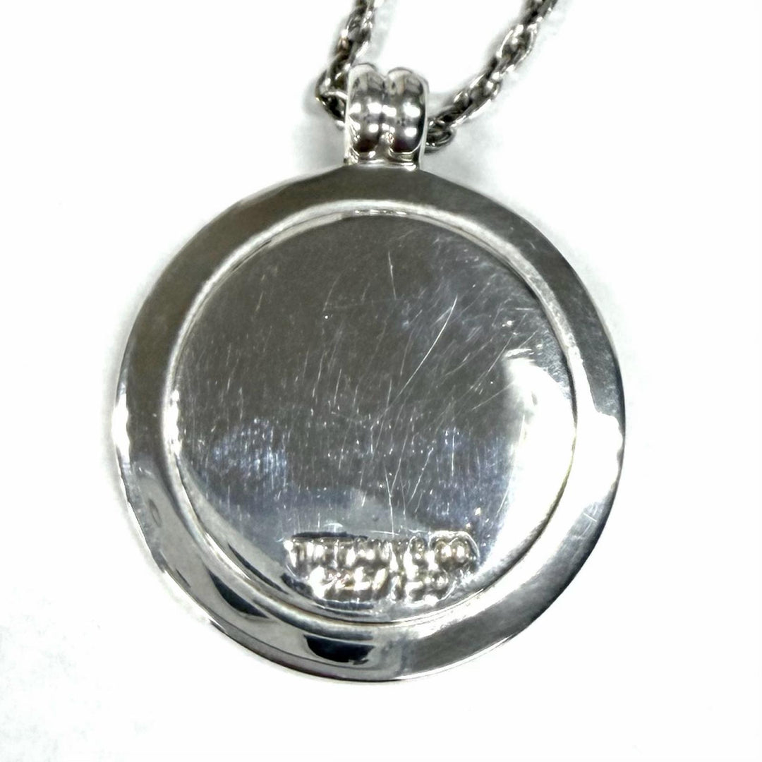 Great TIFFANY&Co. Necklace T&C Coin Necklace Combo Silver 925 Women