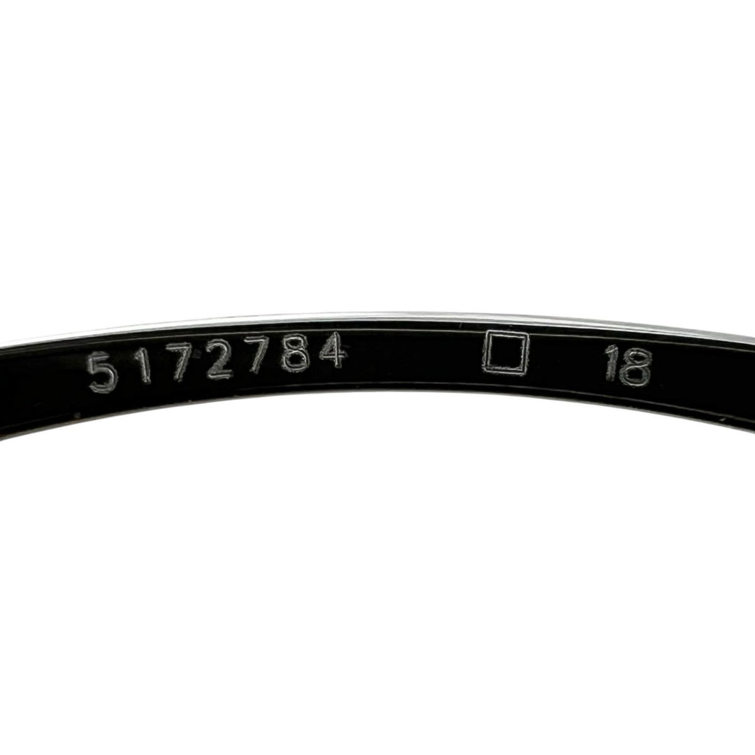 Excellent Cartier Glasses PANTHERE Hairline Two-Point Rimless Silver Women