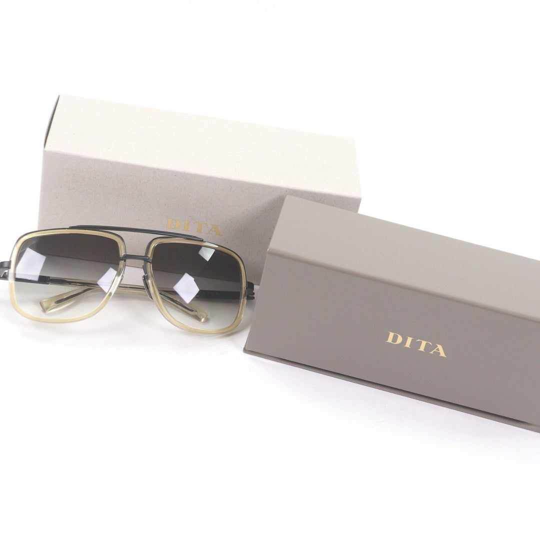 Excellent DITA sunglasses MACH-ONE Two-bridge Matt black Titanium