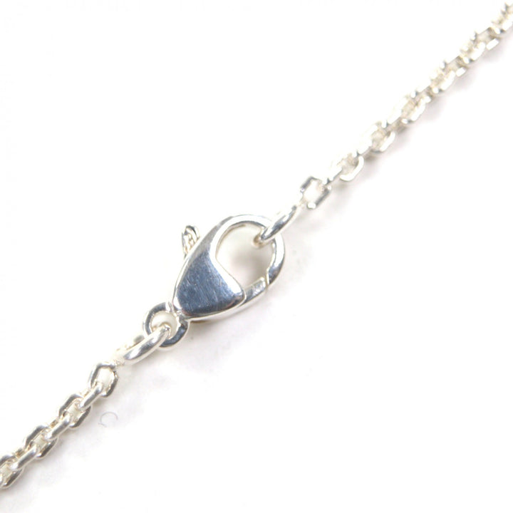 Excellent LOUIS VUITTON Necklace Pendant Lockit Chain Silver AG925 Women Q93559