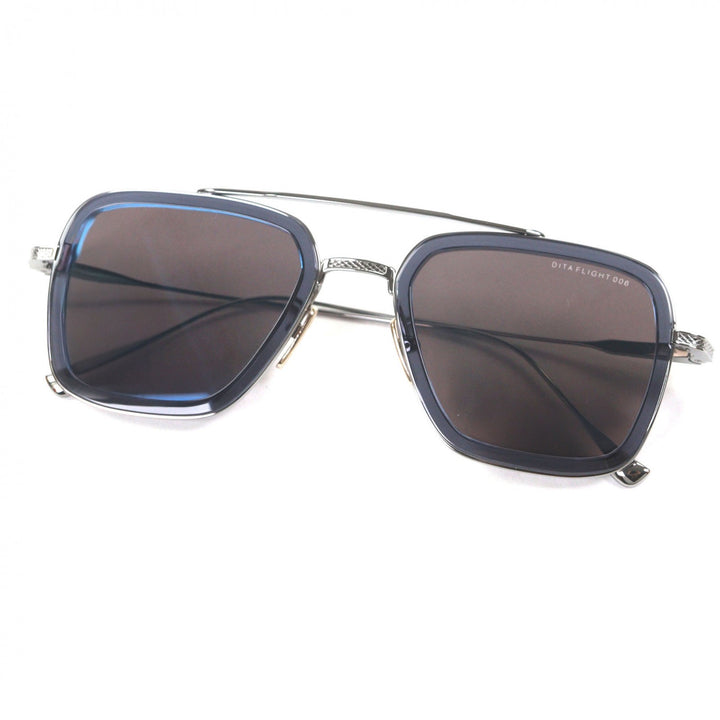 Excellent DITA sunglasses FLIGHT006 Two Bridges Clear blue mens