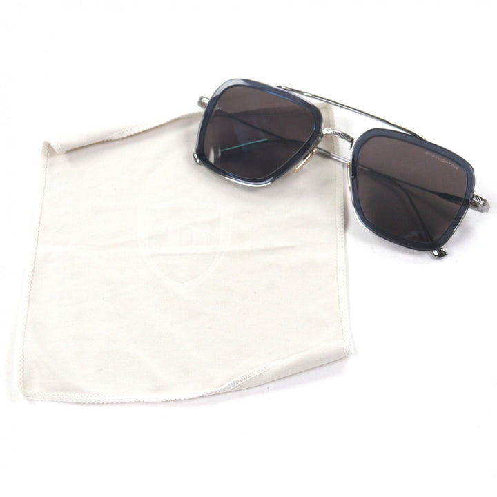 Excellent DITA sunglasses FLIGHT006 Two Bridges Clear blue mens