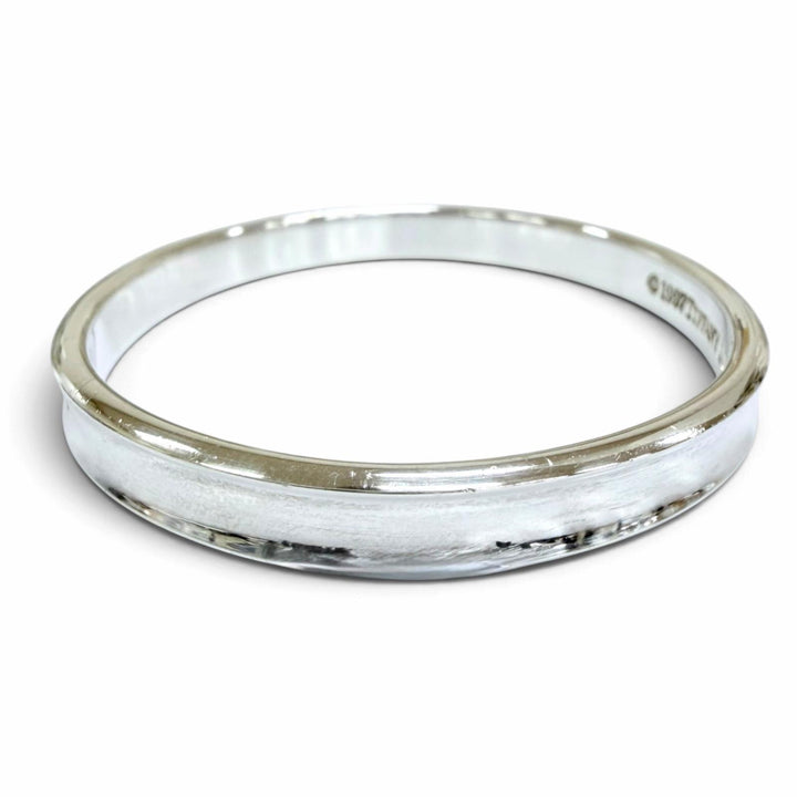 Great TIFFANY&Co. 1837 Narrow Bangle Accessories Bracelets Silver 925 Women
