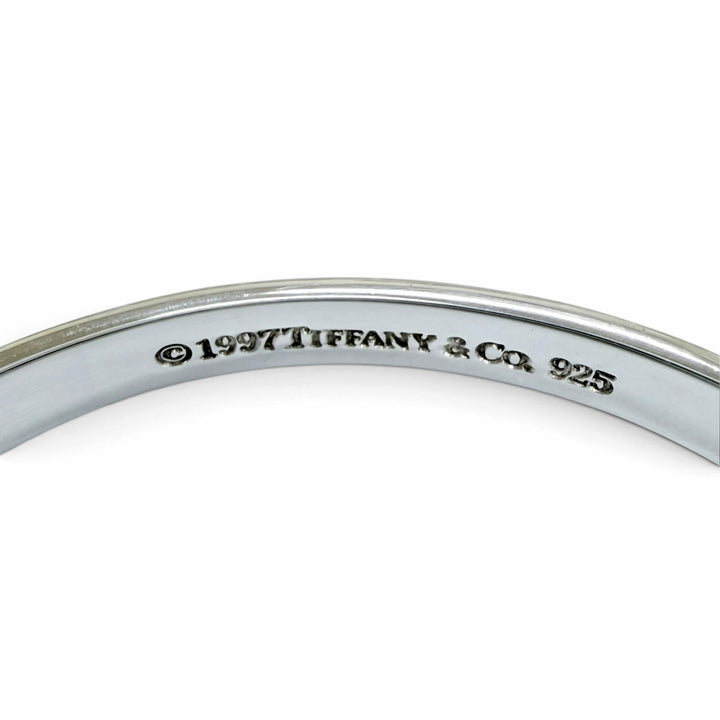 Great TIFFANY&Co. 1837 Narrow Bangle Accessories Bracelets Silver 925 Women