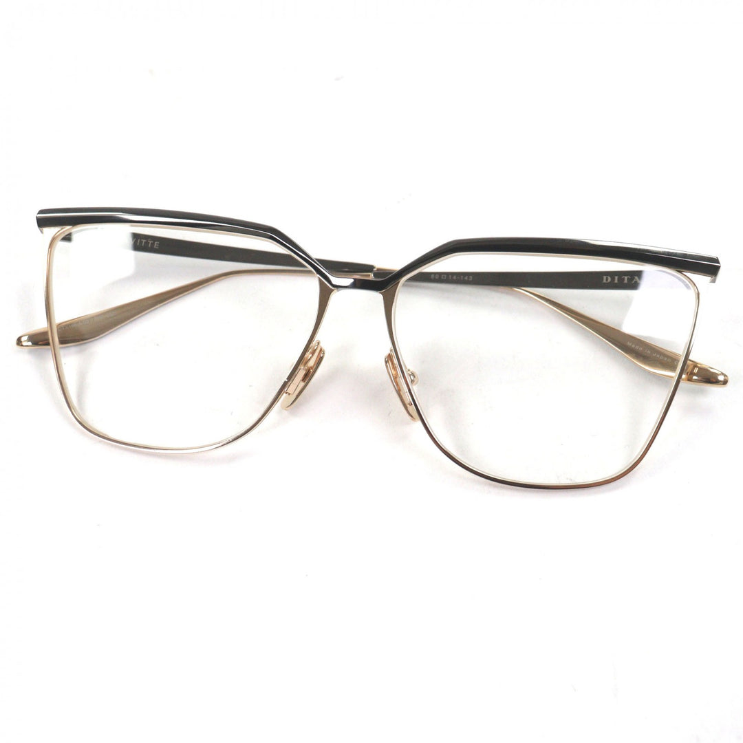 Great DITA Glasses Ravitte Cats eye gold Women DTX140-A-03
