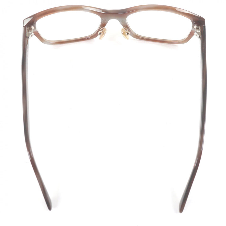 Excellent TOM FORD Glasses Marble Pattern Square Blue Light Cut Brown