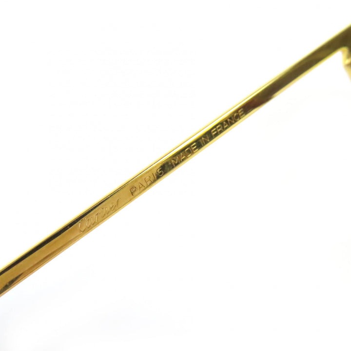 Good Cartier sunglasses Trinity Two-Bridge Teardrop gold mens