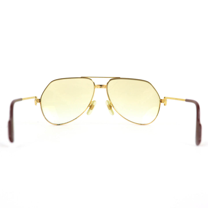 Good Cartier sunglasses Trinity Two-Bridge Teardrop gold mens