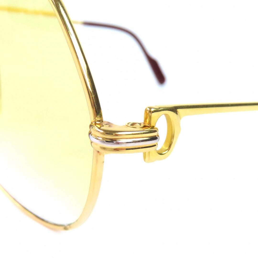 Good Cartier sunglasses Trinity Two-Bridge Teardrop gold mens