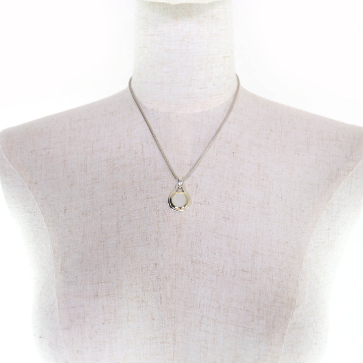 Excellent TIFFANY&Co. Necklace Mother-of-pearl accents gold 925 Women