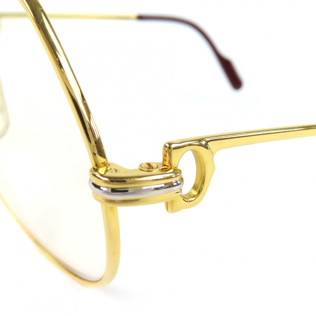 Great Cartier Glasses Trinity Two Bridges gold mens