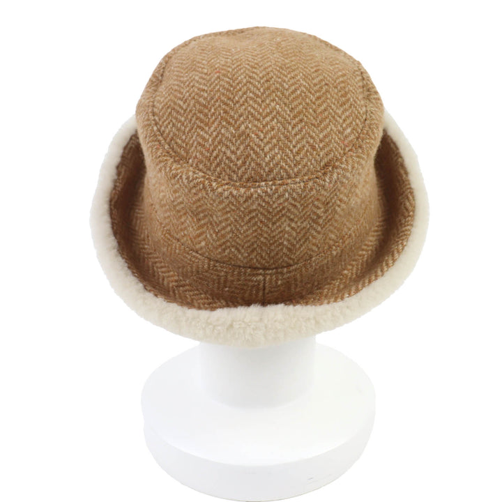 Excellent HERMES hat Brown wool Women 57
