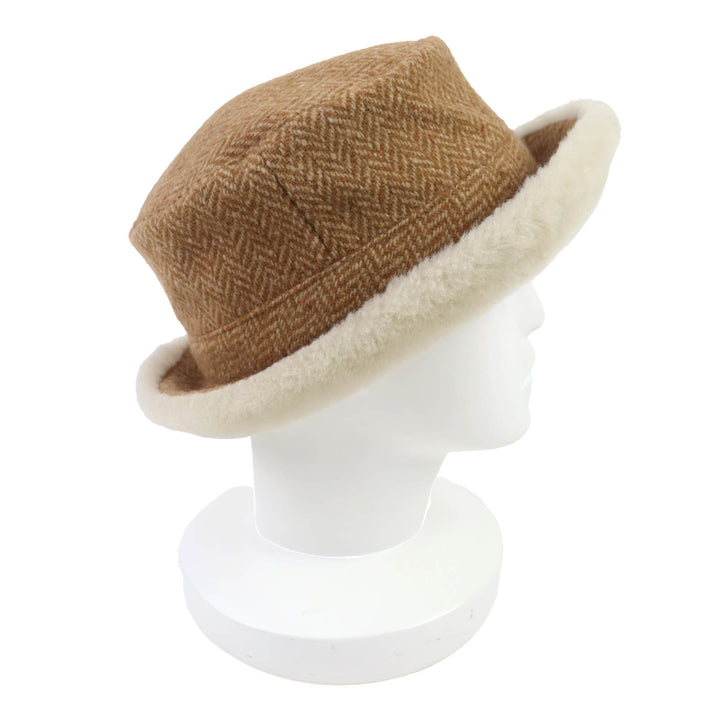 Excellent HERMES hat Brown wool Women 57