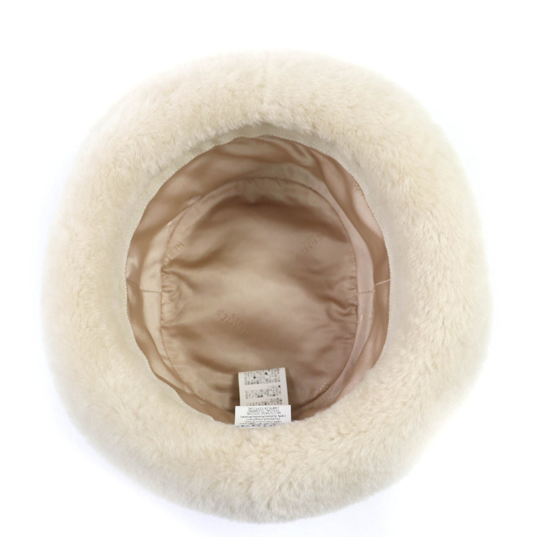 Excellent HERMES hat Brown wool Women 57