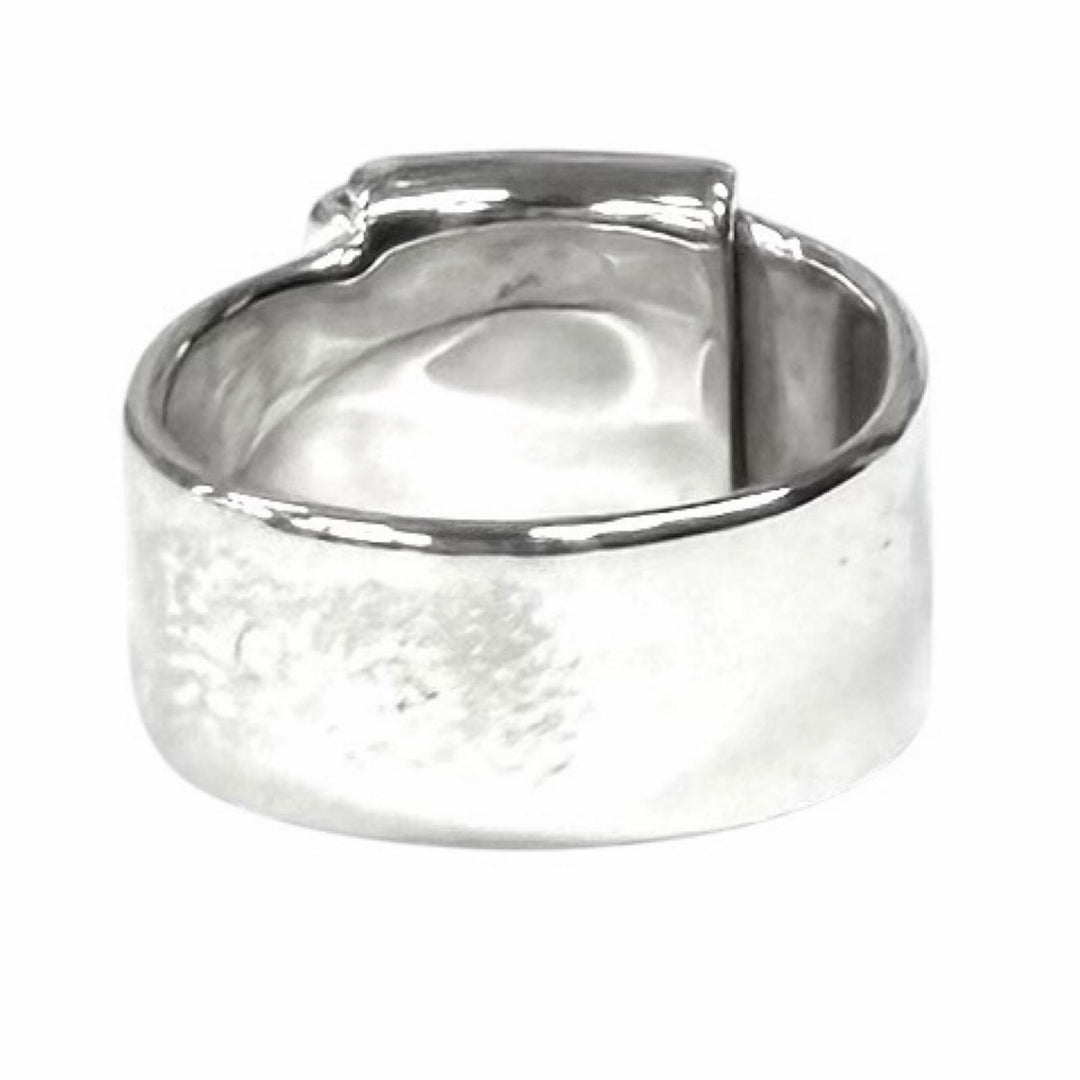 Great HERMES Ring Folding Silver 925 Women 48