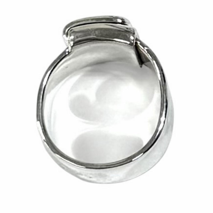 Great HERMES Ring Folding Silver 925 Women 48