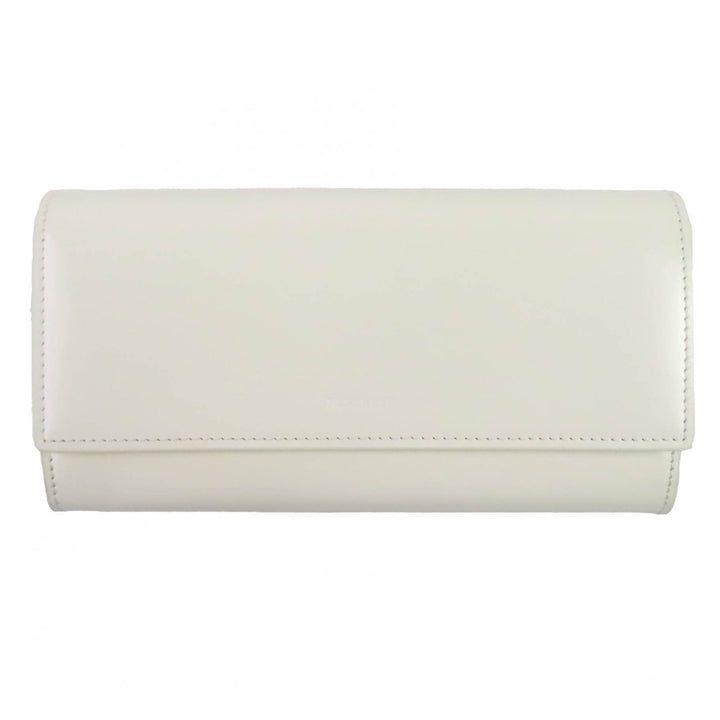 新品 JIL SANDER ハンドバッグ オフホワイトレザー レディース J09UI0001
