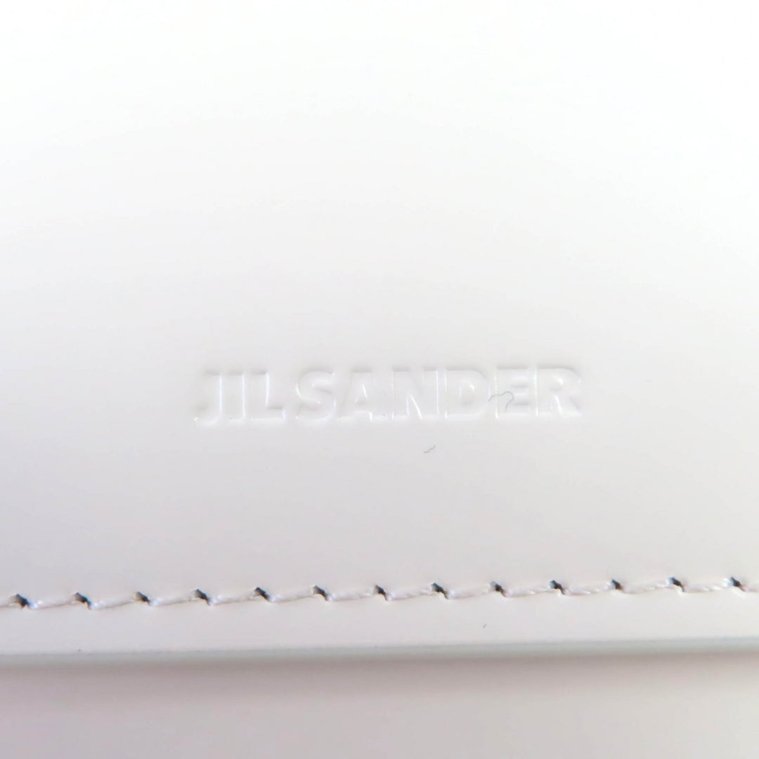 新品 JIL SANDER ハンドバッグ オフホワイトレザー レディース J09UI0001