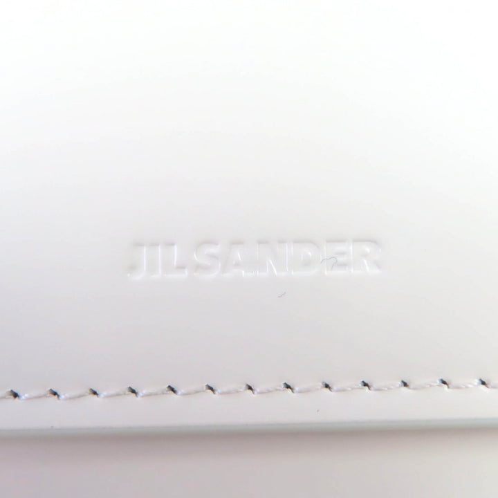 新品 JIL SANDER ハンドバッグ オフホワイトレザー レディース J09UI0001