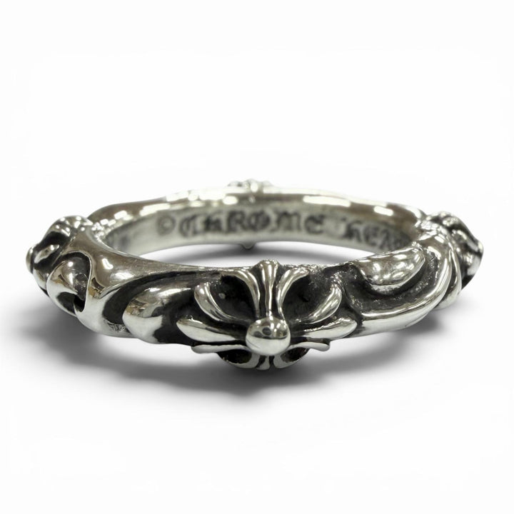 Excellent CHROME HEARTS Ring SBT BAND Silver 925 mens
