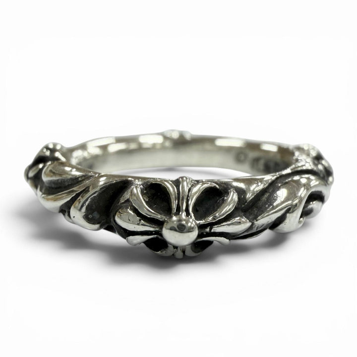 Excellent CHROME HEARTS Ring SBT BAND Silver 925 mens
