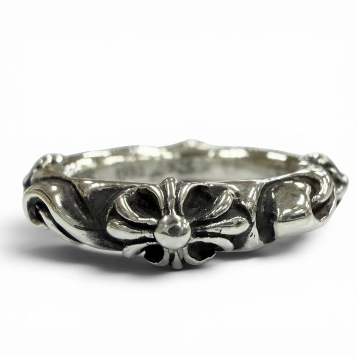 Excellent CHROME HEARTS Ring SBT BAND Silver 925 mens