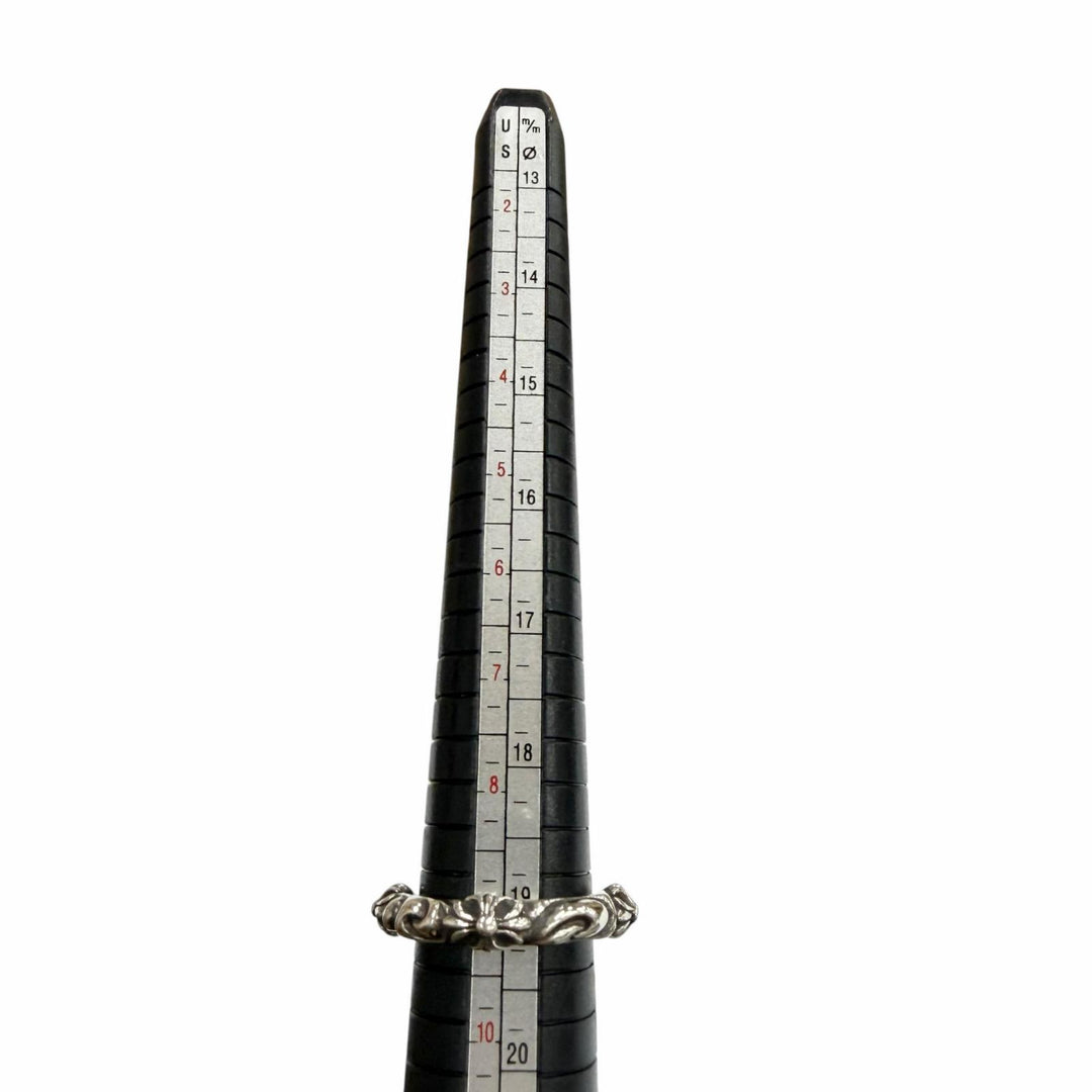 Excellent CHROME HEARTS Ring SBT BAND Silver 925 mens