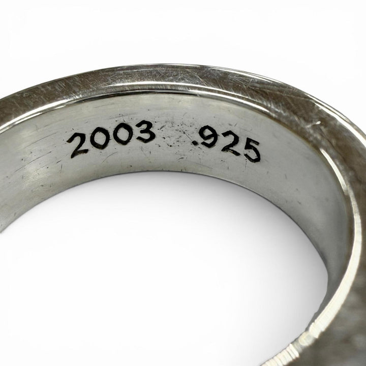 Great CHROME HEARTS Ring SPACER DAGGER 0.2"" Silver 925 mens