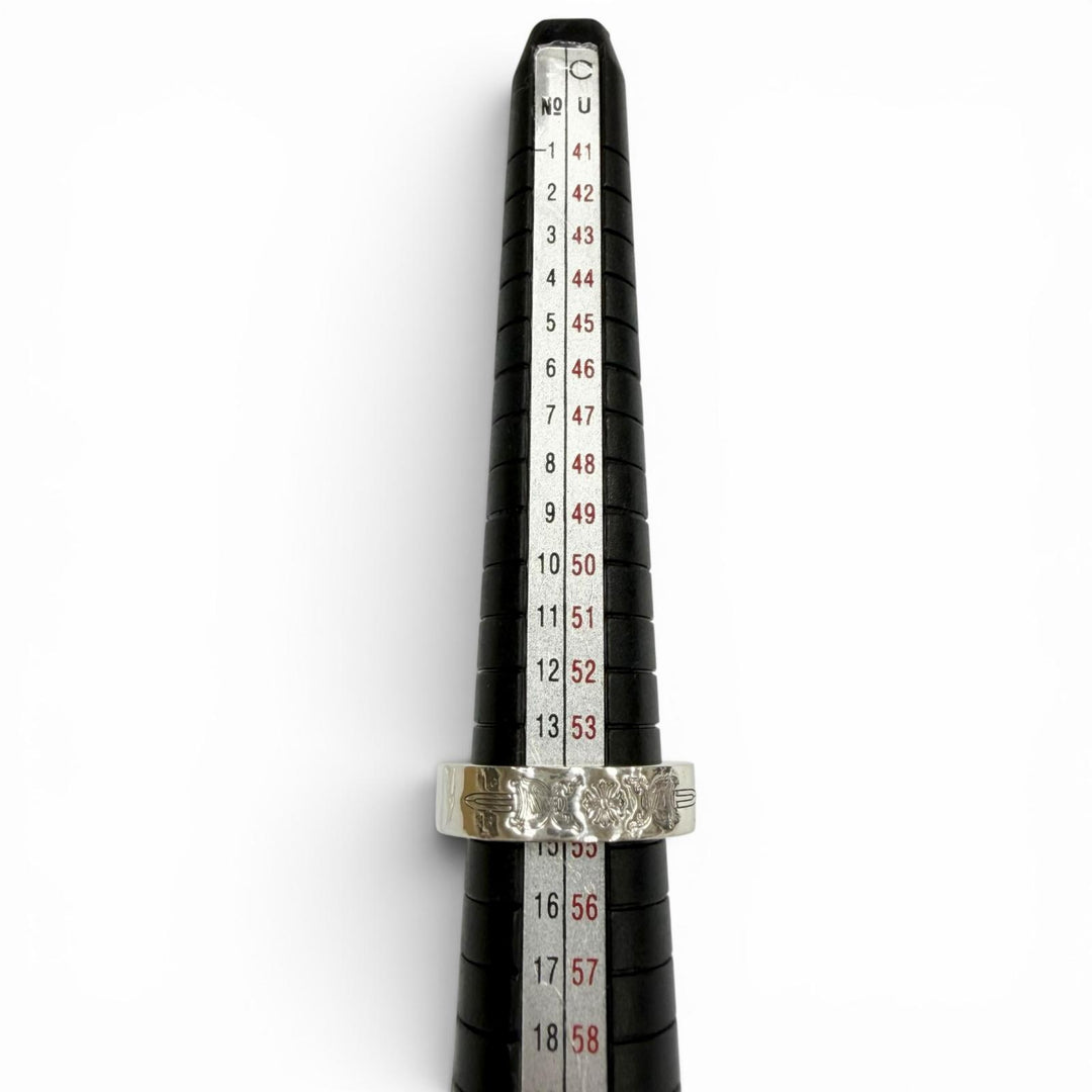 Great CHROME HEARTS Ring SPACER DAGGER 0.2"" Silver 925 mens