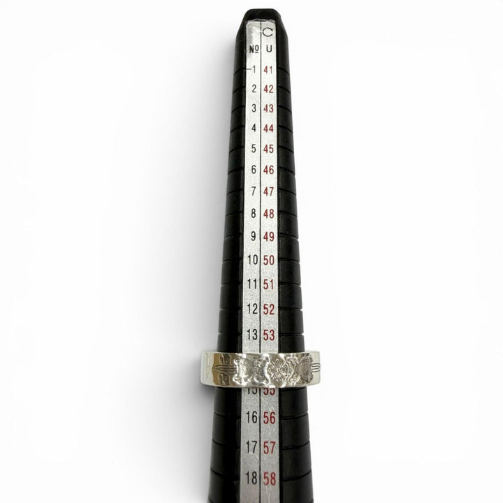 Great CHROME HEARTS Ring SPACER DAGGER 0.2"" Silver 925 mens