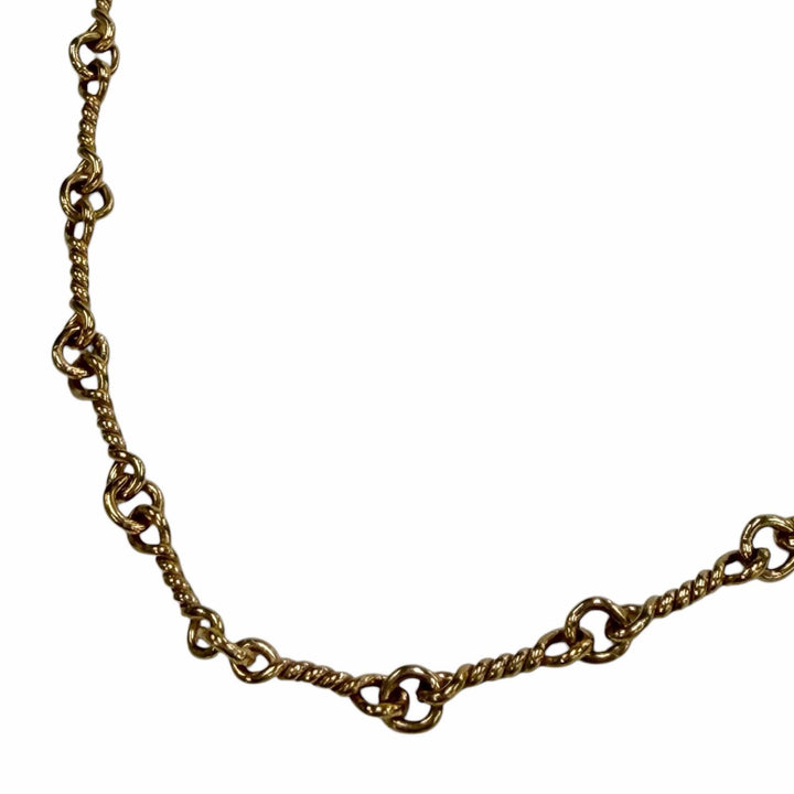 Great CHROME HEARTS Necklace gold 22K mens
