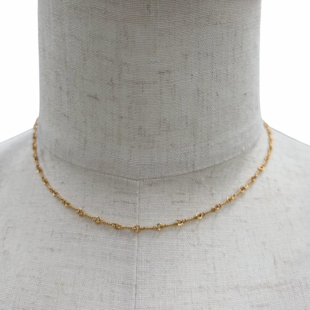 Great CHROME HEARTS Necklace gold 22K mens