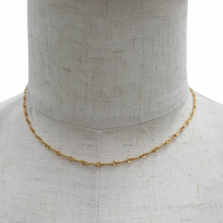 Great CHROME HEARTS Necklace gold 22K mens