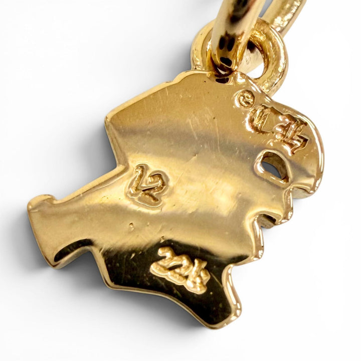 Excellent CHROME HEARTS STACK ALPHABET K Stackable Charm Alphabet 22K