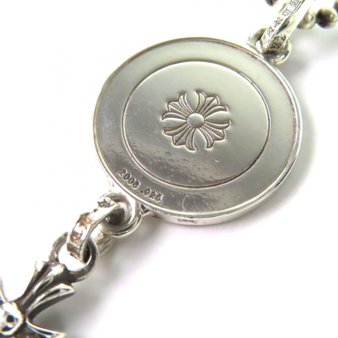 Great CHROME HEARTS Angel Medal Baby Fat Ball Chain Necklace 14.5 inches 925