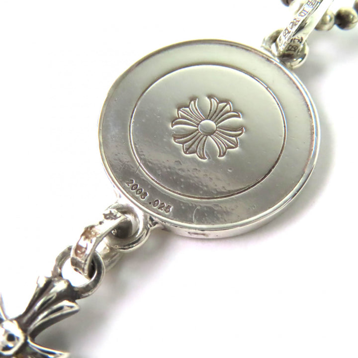 Great CHROME HEARTS Angel Medal Baby Fat Ball Chain Necklace 14.5 inches 925
