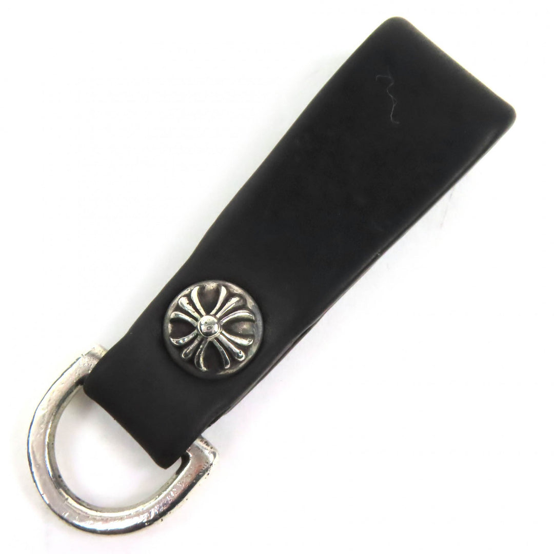 Great CHROME HEARTS Crossball D-ring belt loop keychain with invoice and