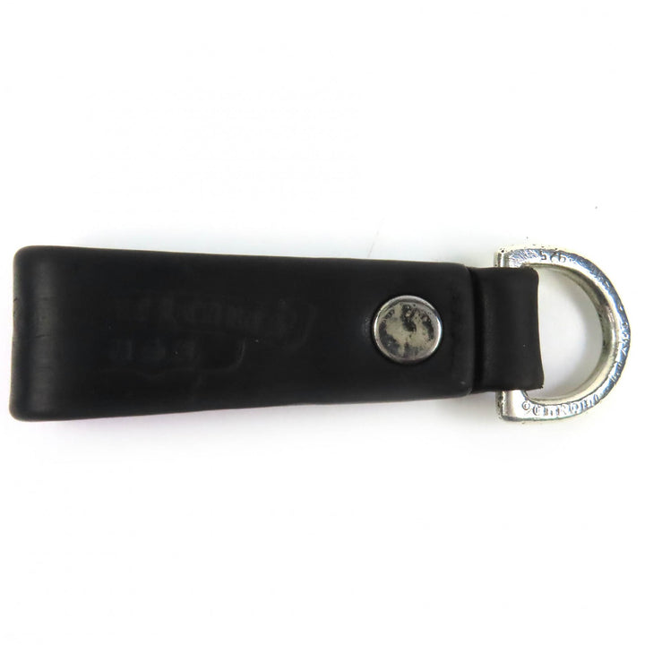 Great CHROME HEARTS Crossball D-ring belt loop keychain with invoice and