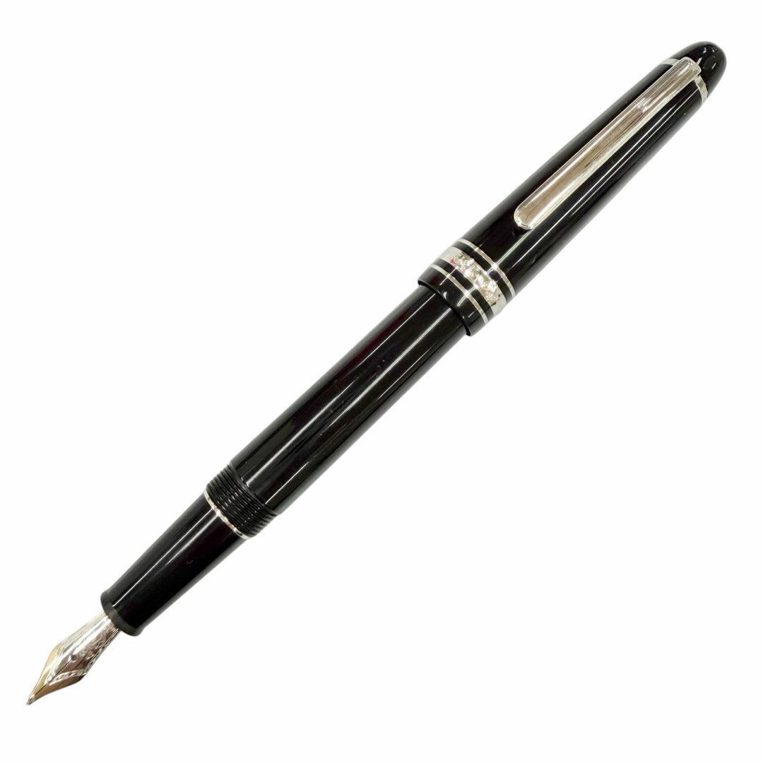 Great MONTBLANC fountain pen Meisterstück 145 Classic Pix Platinum Line 14K mens