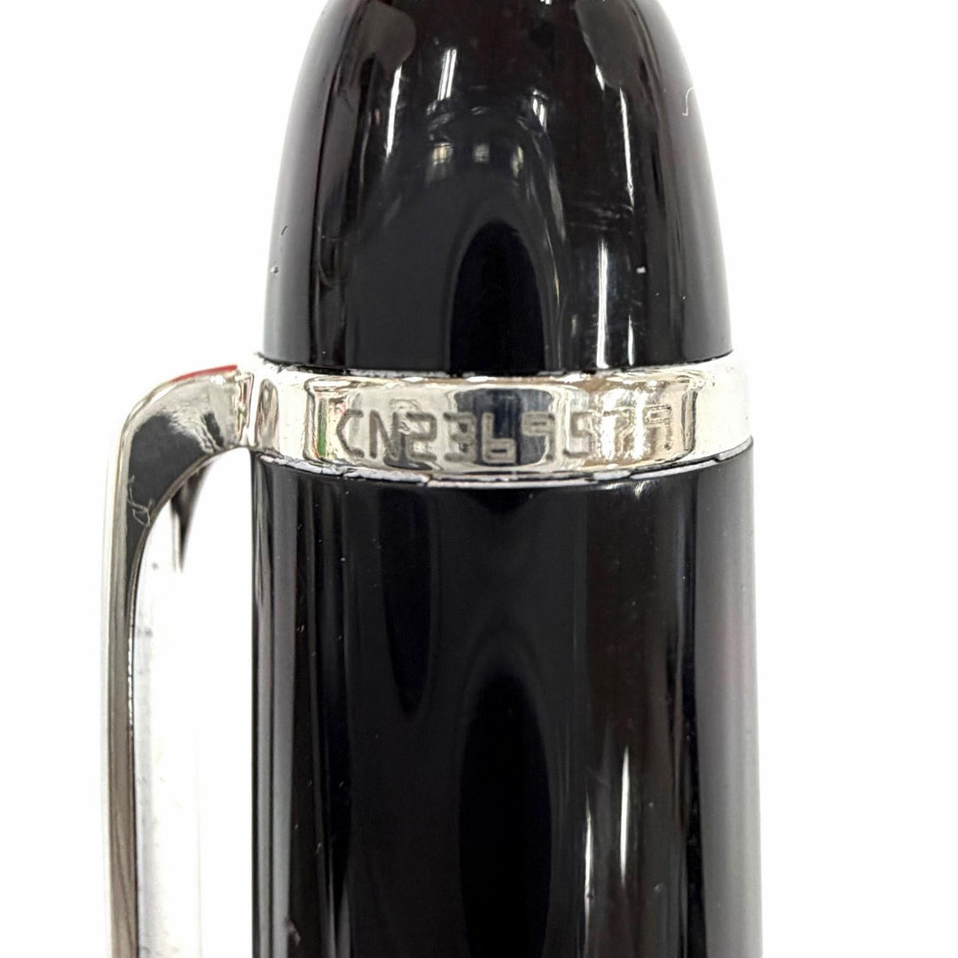 Great MONTBLANC fountain pen Meisterstück 145 Classic Pix Platinum Line 14K mens