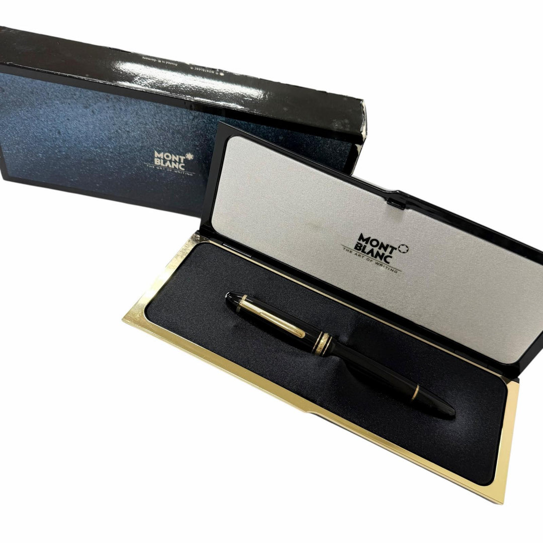 Excellent MONTBLANC fountain pen Meisterstück 146 black 14K mens