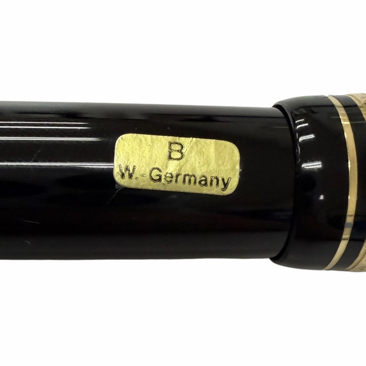 Excellent MONTBLANC fountain pen Meisterstück 146 black 14K mens