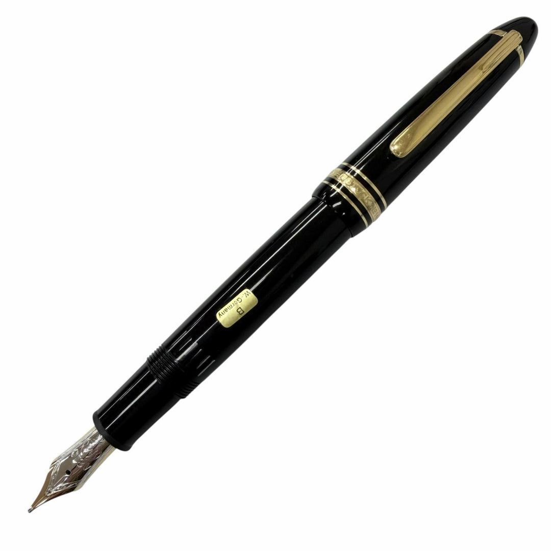 Excellent MONTBLANC fountain pen Meisterstück 146 black 14K mens