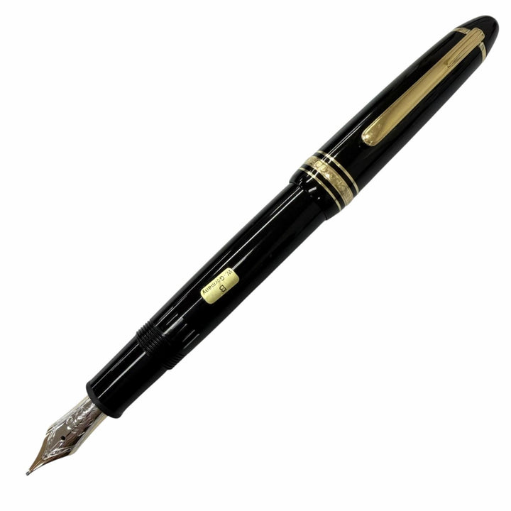 Excellent MONTBLANC fountain pen Meisterstück 146 black 14K mens