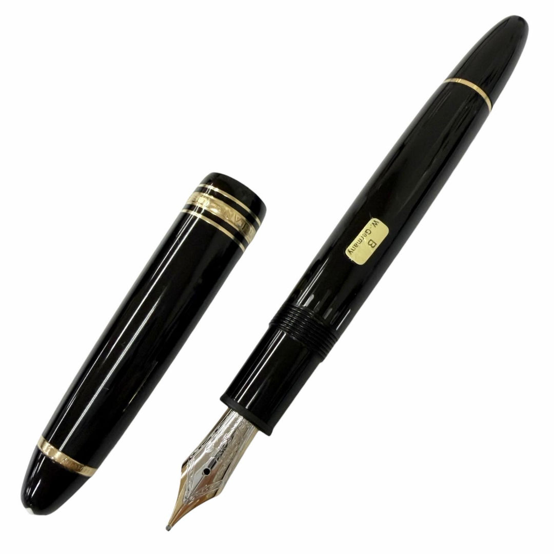 Excellent MONTBLANC fountain pen Meisterstück 146 black 14K mens