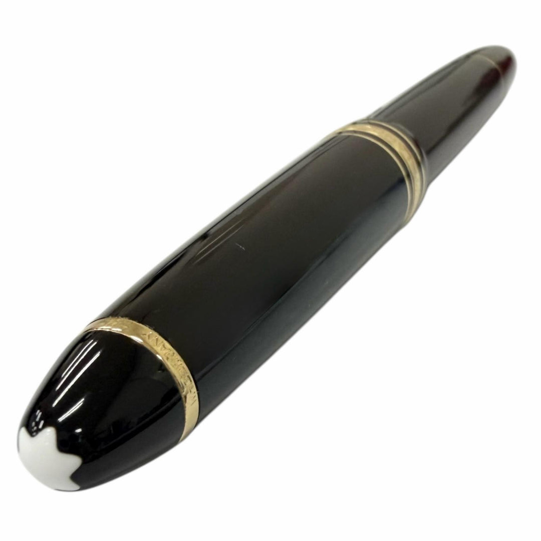Excellent MONTBLANC fountain pen Meisterstück 146 black 14K mens